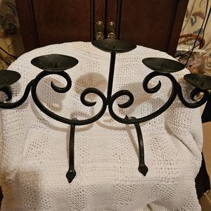 Iron candle decorative centerpiece